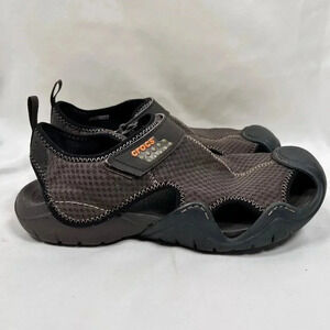 Crocs Swiftwater Sport Size 10 Men Brown Water Shoes Outdoors Hiking Comfort